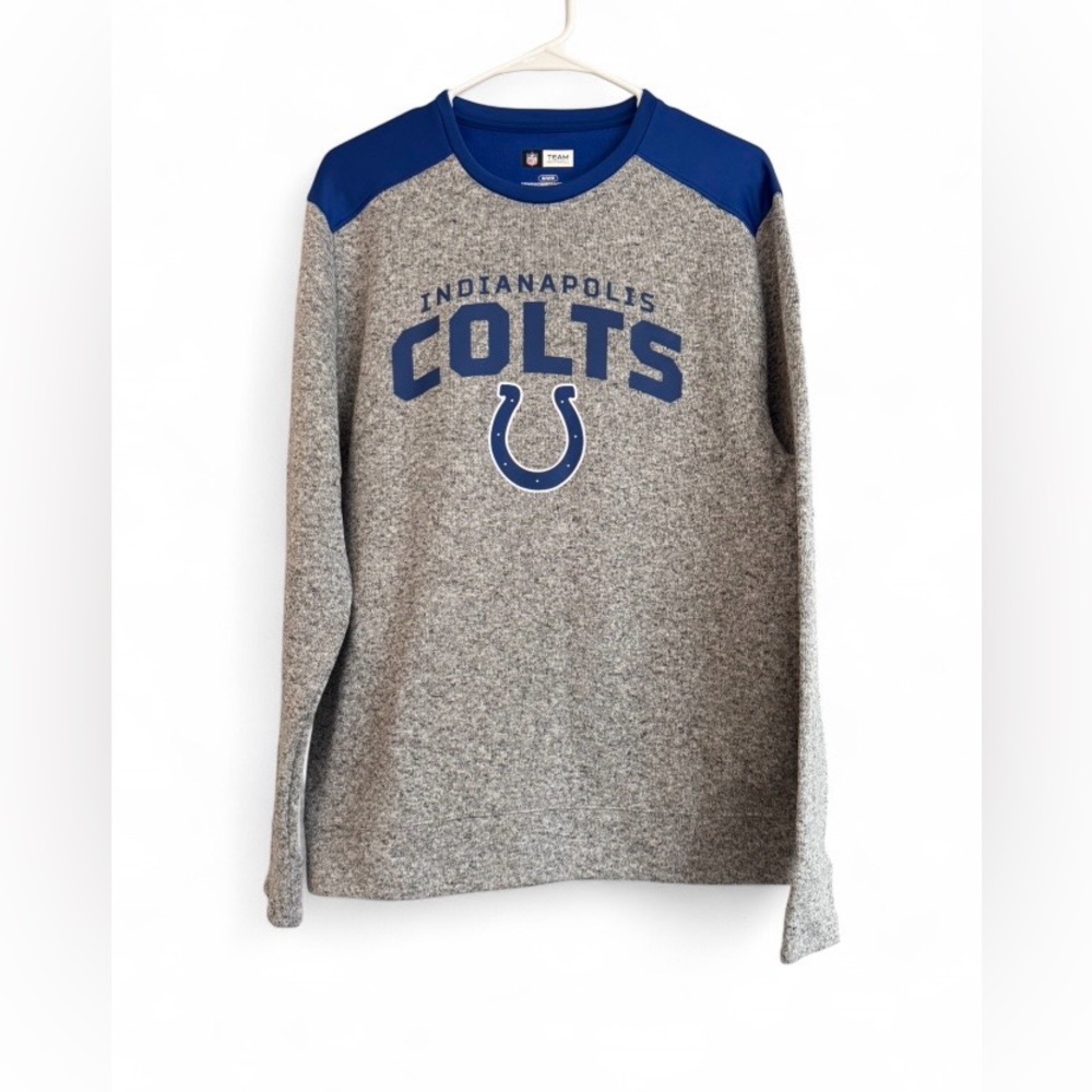 NWT 90’s Style Official NFL Indianapolis Colts Raglan Crewneck Sweatshirt Medium